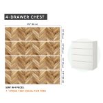 IKEA MALM Mobilya Sticker MDP 02