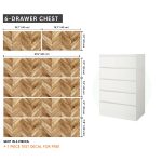 IKEA MALM Mobilya Sticker MDP 02