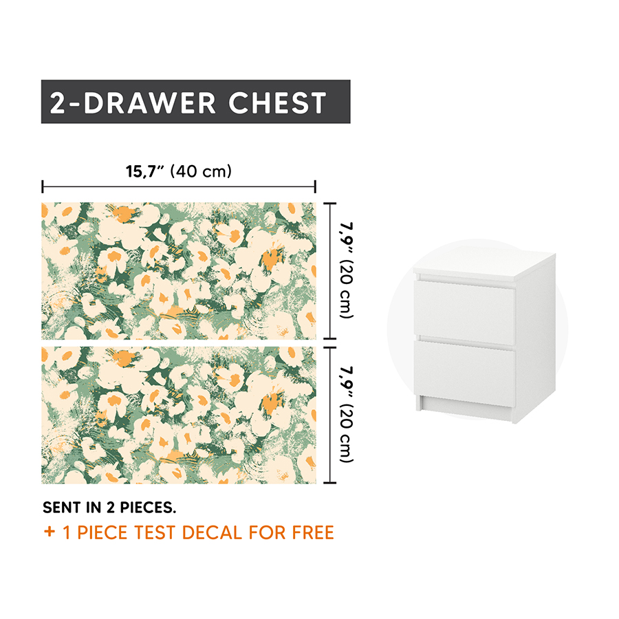 IKEA MALM Mobilya Sticker MDP 04