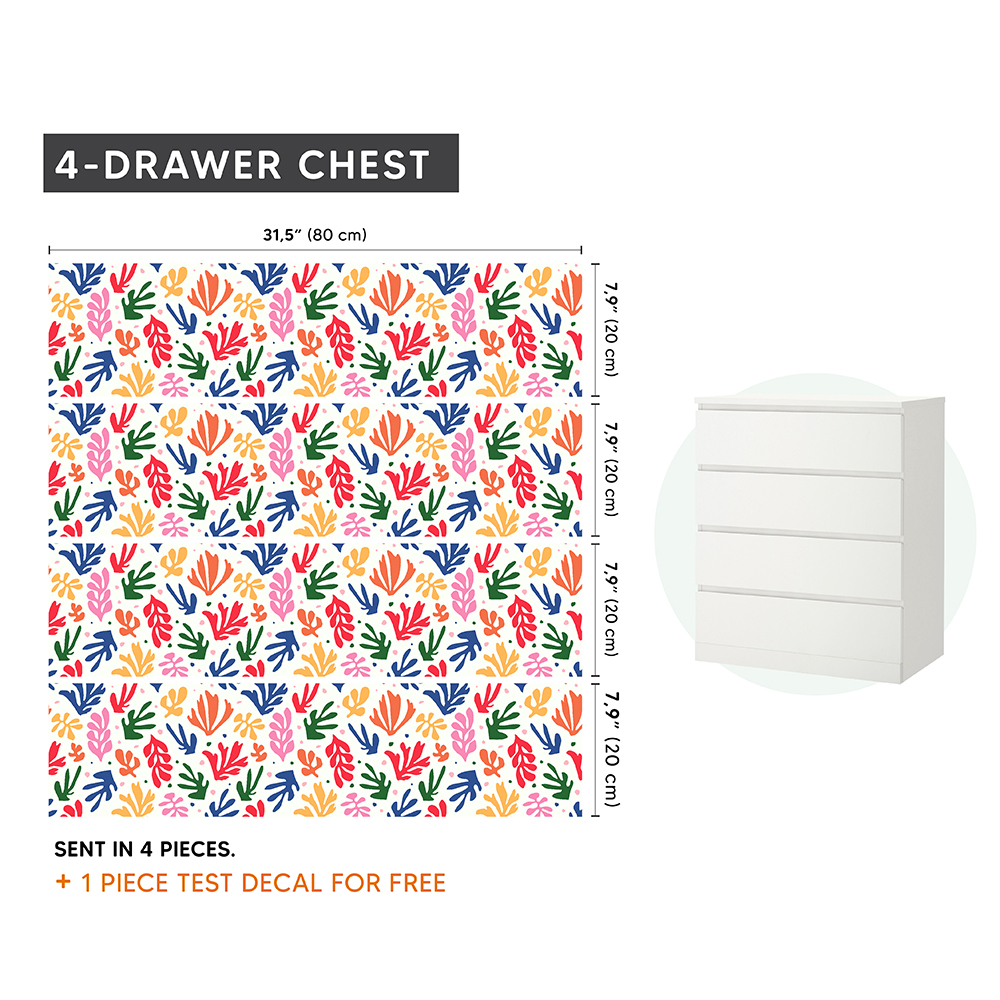 IKEA MALM Mobilya Sticker MDP 06