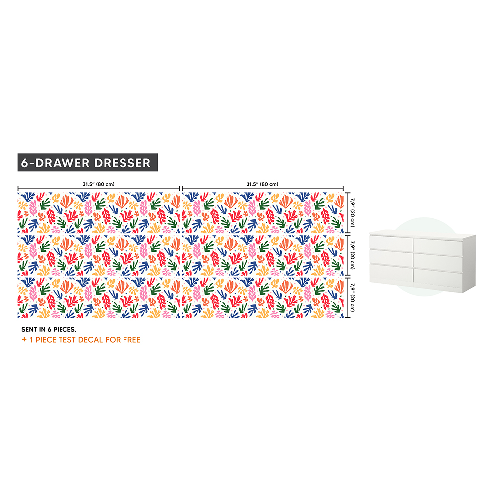 IKEA MALM Mobilya Sticker MDP 06