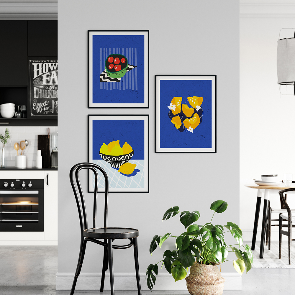 Wallart 3lü Poster Set No #31