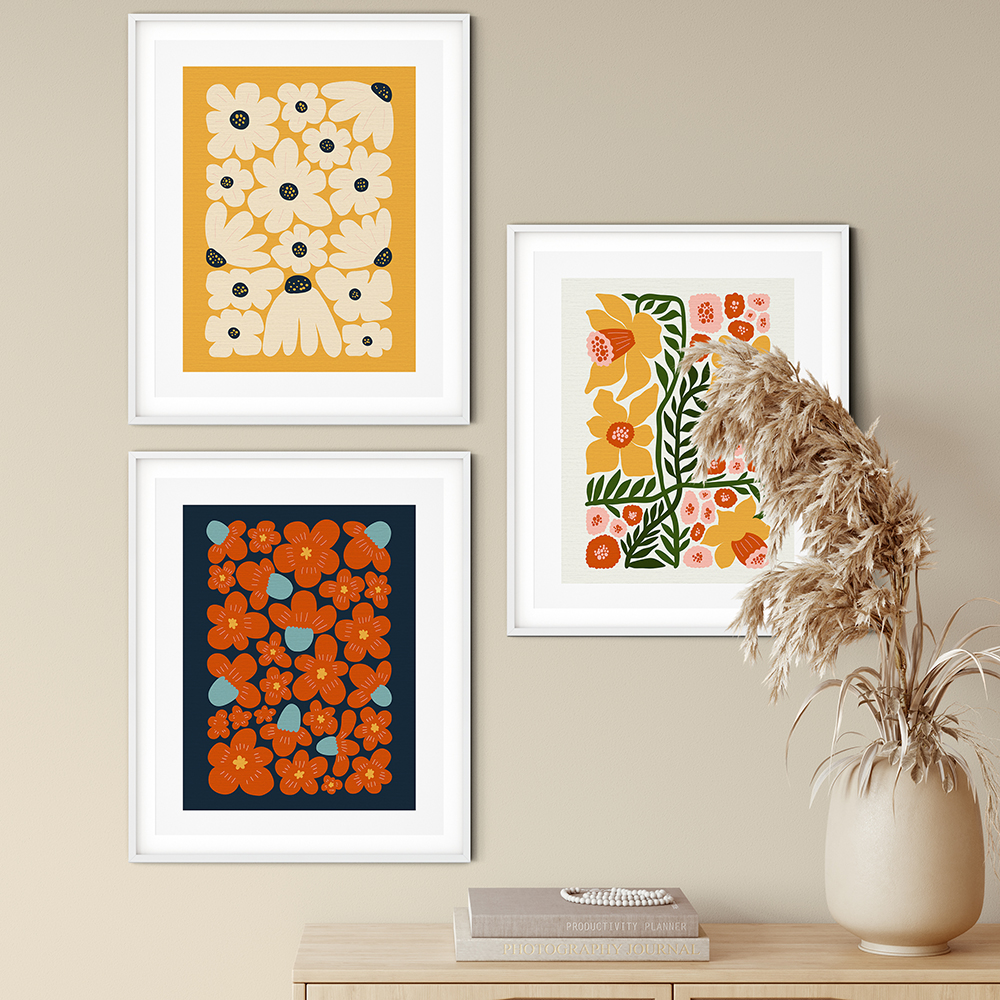 Wallart 3lü Poster Set No #01