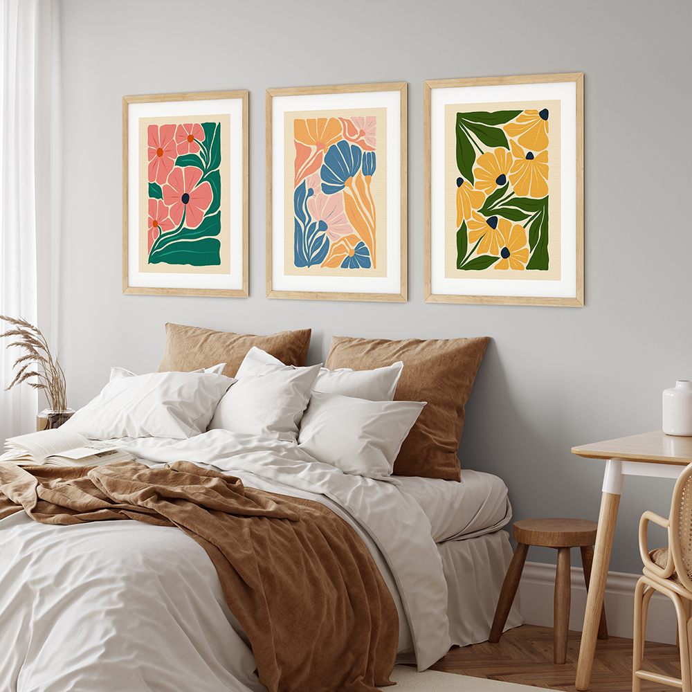 Wallart 3lü Poster Set No #02