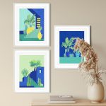 Wallart 3lü Poster Set No #10