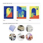 Wallart 3lü Poster Set No #11