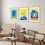 Wallart 3lü Poster Set No #12