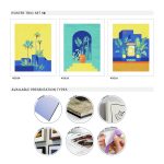 Wallart 3lü Poster Set No #12