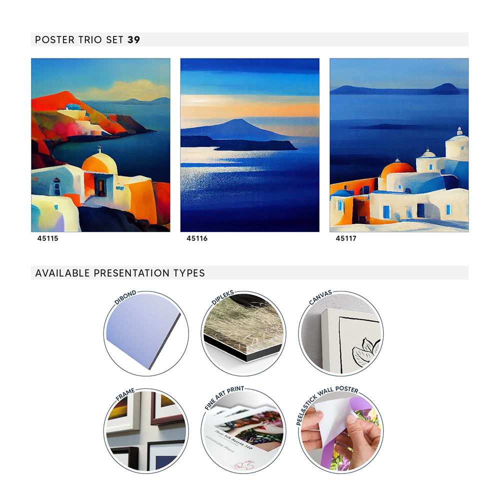 Wallart 3lü Poster Set No #39