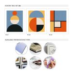 Wallart 3lü Poster Set No #43