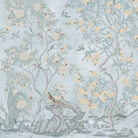 Chinoiserie Desen Duvar Kağıdı WM 10354