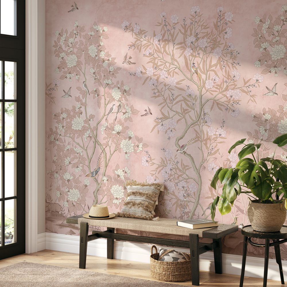 Chinoiserie Desen Duvar Kağıdı WM 10356