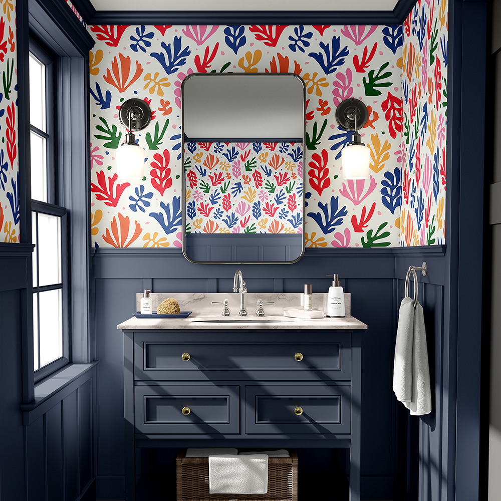 Matisse Yaprak Desen Duvar Kağıdı WPS 038