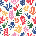 Matisse Yaprak Desen Duvar Kağıdı WPS 038