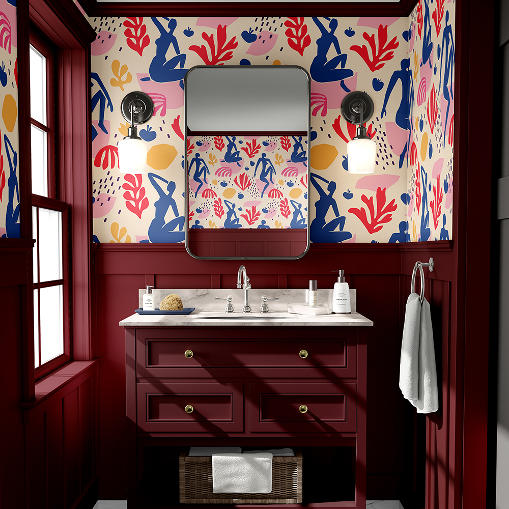 Matisse Yaprak Desen Duvar Kağıdı WPS 060