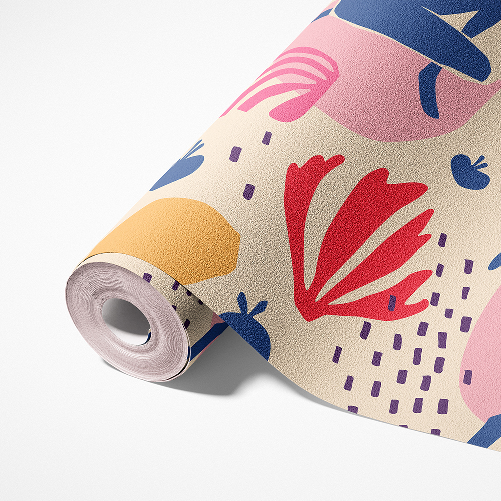 Matisse Yaprak Desen Duvar Kağıdı WPS 060