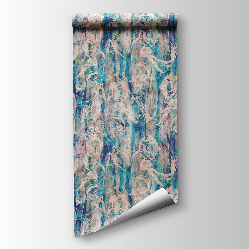 Çiçek Desen Duvar Kağıdı WPS 050