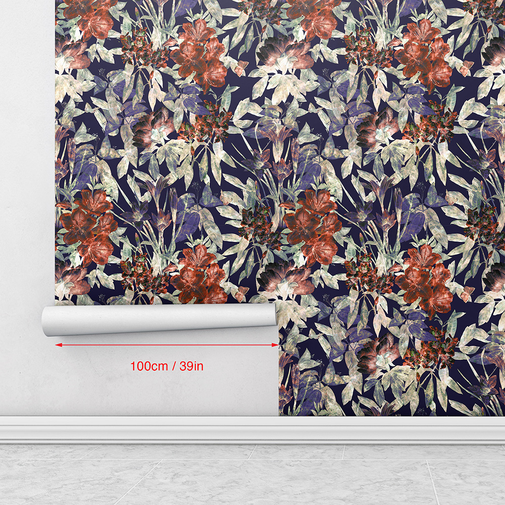 Çiçek Desen Duvar Kağıdı WPS 053